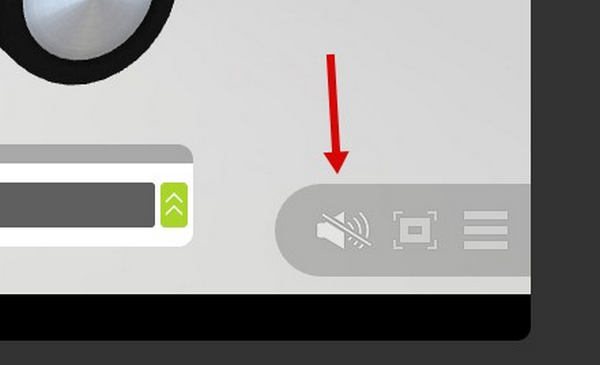Switching the sound off in 3DCity