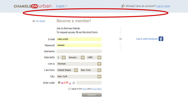 Disabling users in the header of a guest