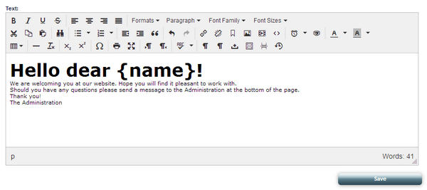 WYSIWYG email editors